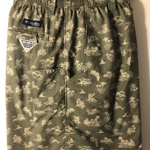 Columbia PFG water shorts, cypress